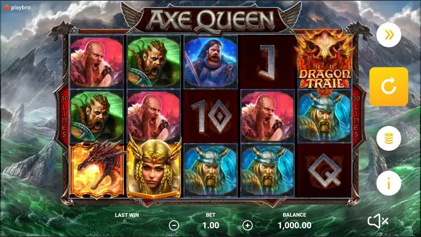Axe Queen slot screenshot 1