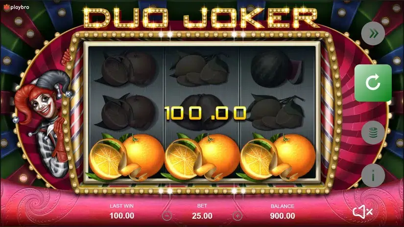 Duo Joker slot screenshot 1