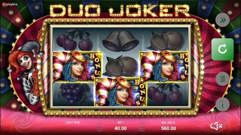 Duo Joker slot screenshot 3