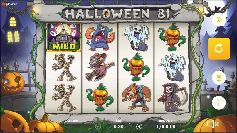 Halloween 81 slot screenshot 4