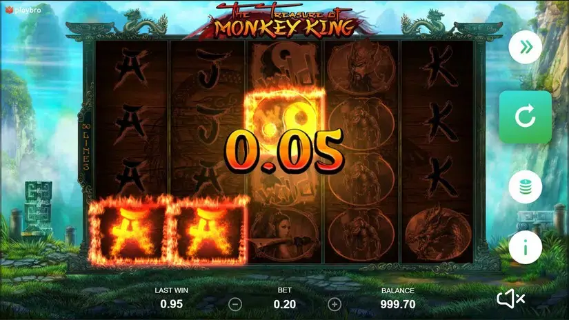 The Treasure of Monkey King slot screenshot 3