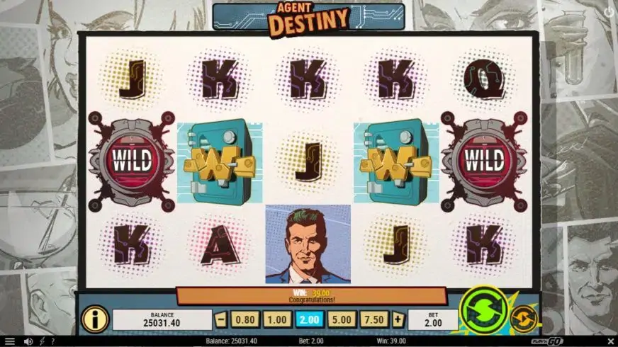 Agent Destiny slot screenshot 2