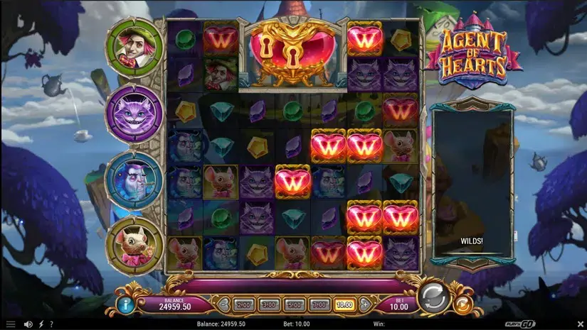 Agent of Hearts slot screenshot 4