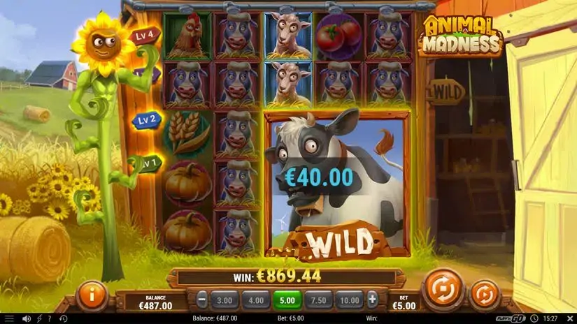 Animal Madness slot screenshot 7