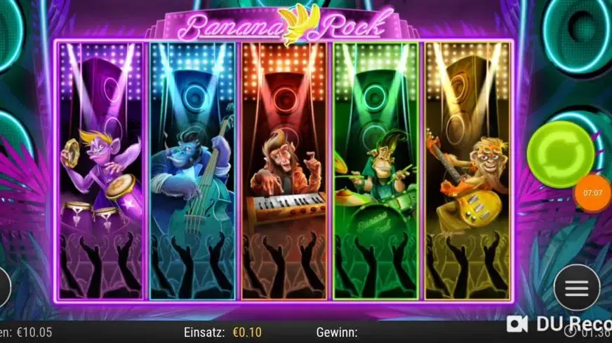 Banana Rock slot screenshot 1