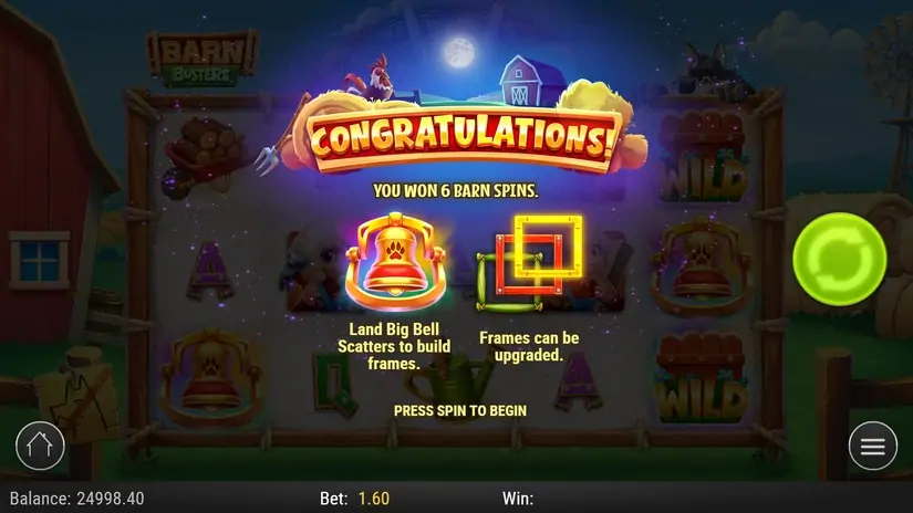 Barn Busters slot screenshot 4