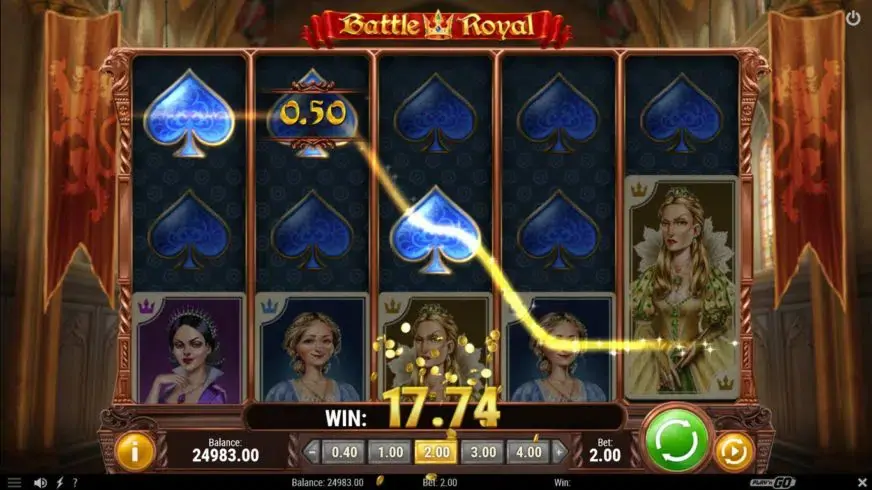 Battle Royal slot screenshot 2