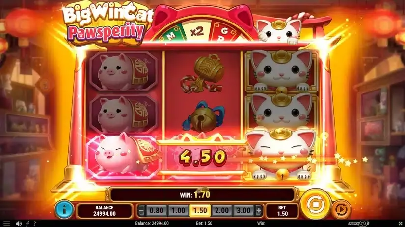 Big Win Cat Pawsperity slot screenshot 3