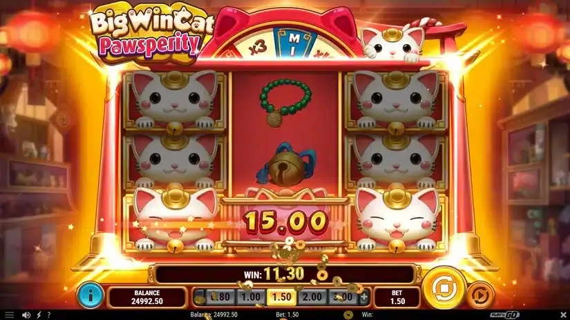 Big Win Cat Pawsperity slot screenshot