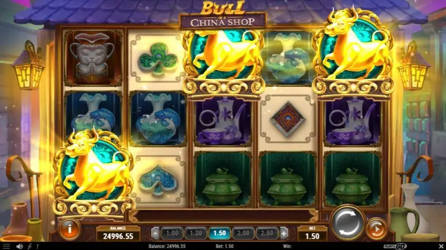 Bull in a China Shop slot screenshot 3