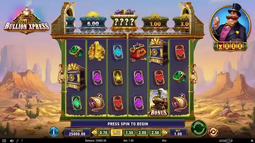 Bullion Xpress slot screenshot 2