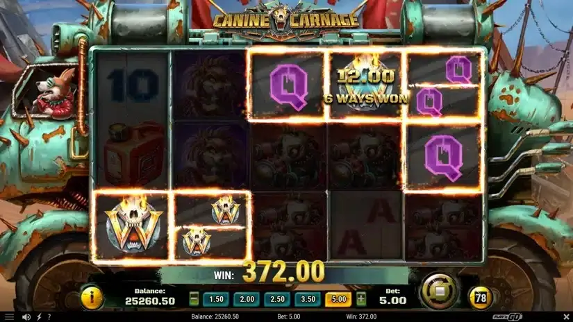 Canine Carnage slot screenshot 5