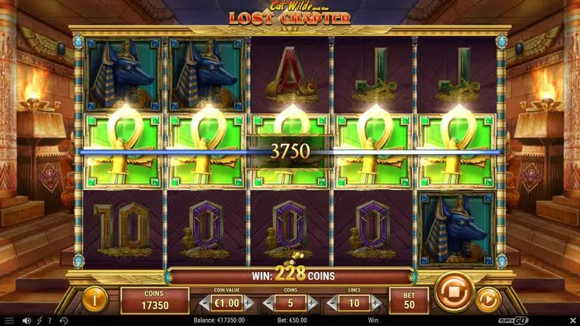 Cat Wilde and the Lost Chapter slot screenshot 3