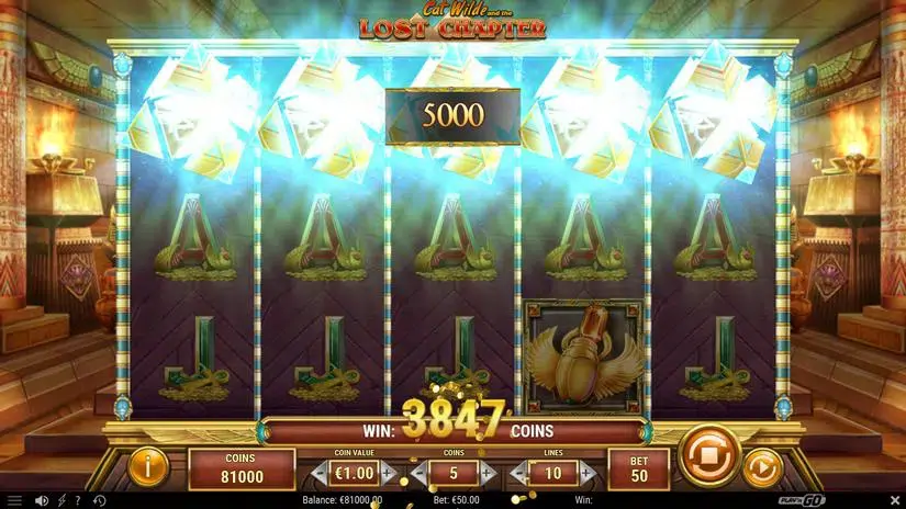 Cat Wilde and the Lost Chapter slot screenshot 6