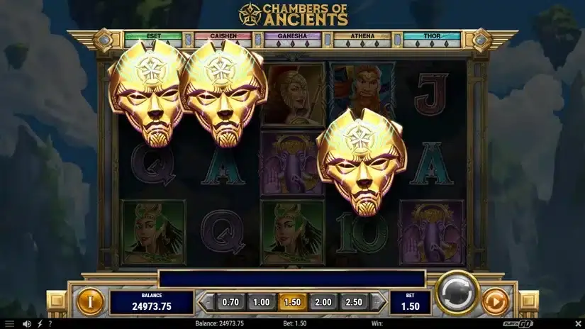 Chambers of Ancients slot screenshot 2