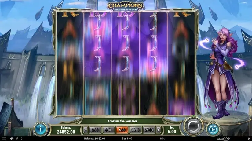 Champions of Mithrune slot screenshot 3