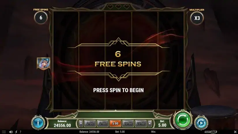 Champions of Mithrune slot screenshot 5