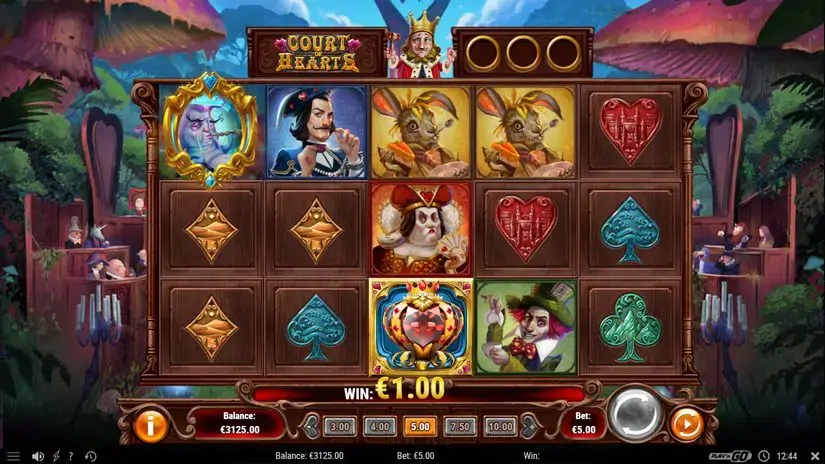 Court of Hearts slot screenshot 8