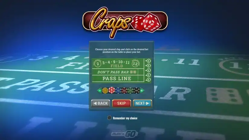 Craps slot screenshot 4