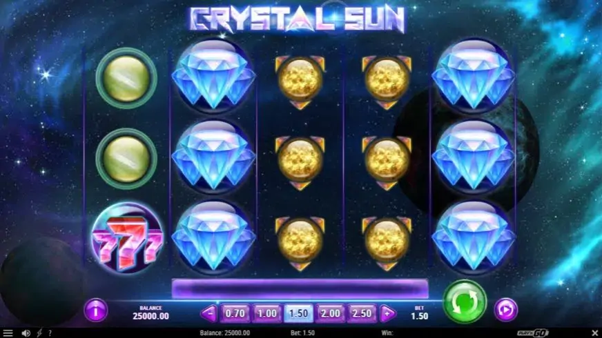 Crystal Sun slot screenshot 1