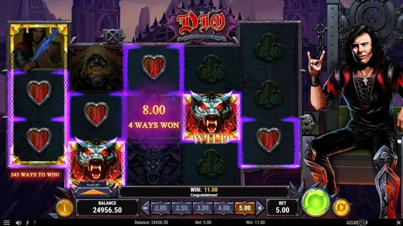 Dio – Killing the Dragon slot screenshot 4