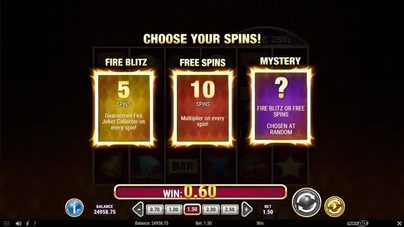 Fire Joker Blitz slot screenshot 3