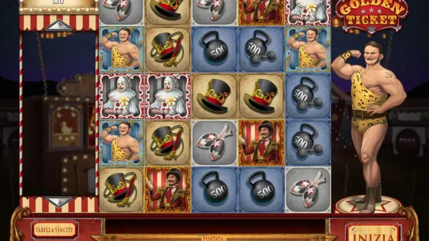 Golden Ticket slot screenshot 1