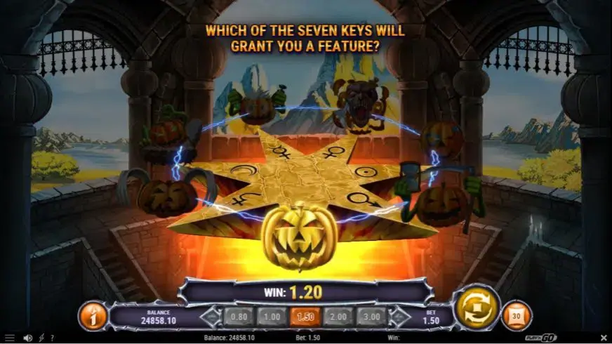 Helloween slot screenshot 2