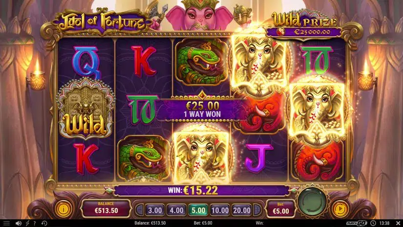 Idol of Fortune slot screenshot 7