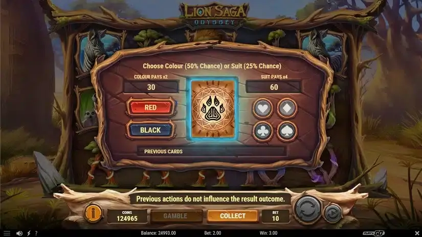 Lion Saga Odyssey slot screenshot 3