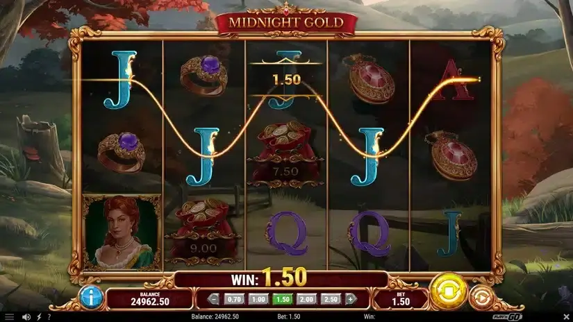 Midnight Gold slot screenshot 3