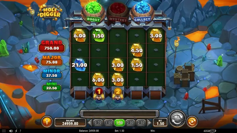 Mole Digger slot screenshot 5