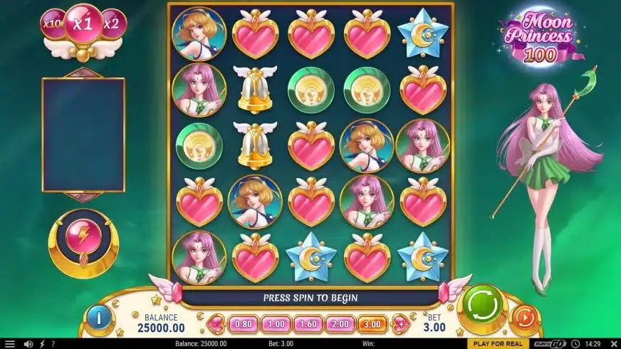 Moon Princess 100 slot screenshot 