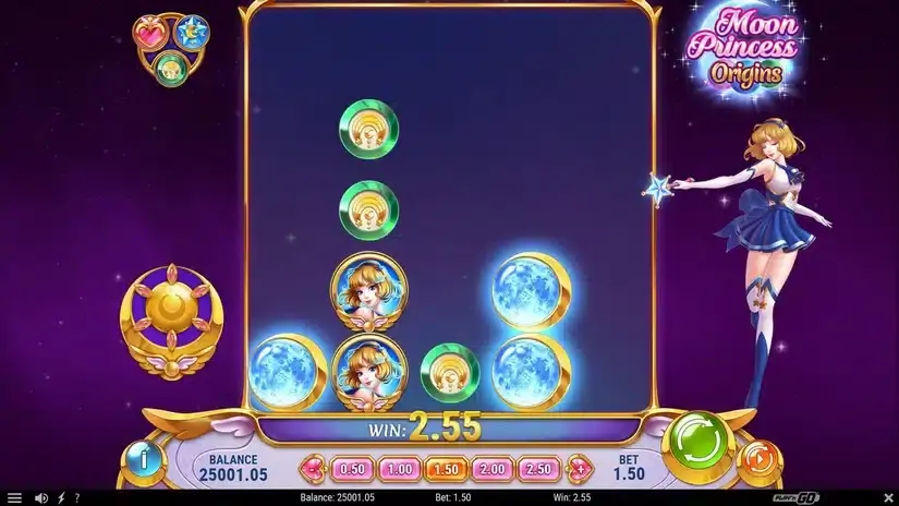 Moon Princess Origins slot screenshot 3