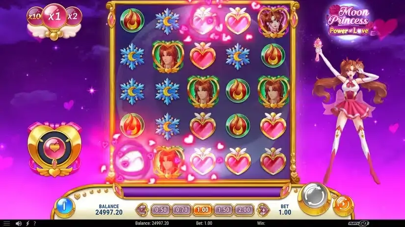 Moon Princess Power of Love slot screenshot 2