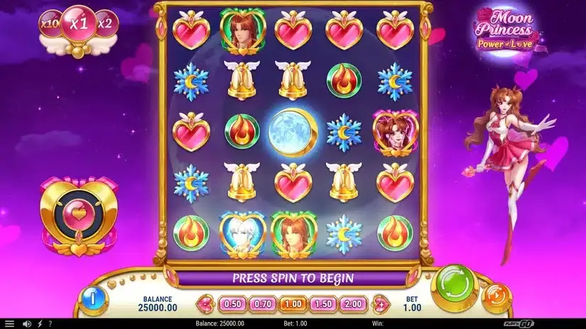 Moon Princess Power of Love slot screenshot 