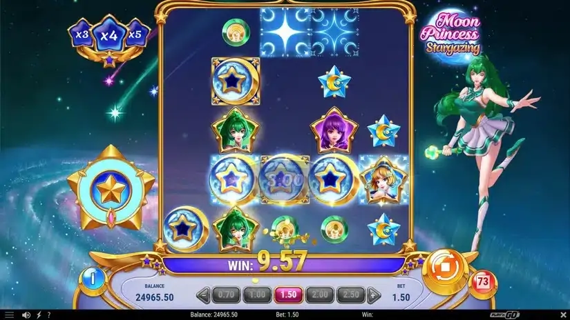 Moon Princess Stargazing slot screenshot 3