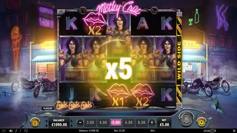 Mötley Crüe slot screenshot 4