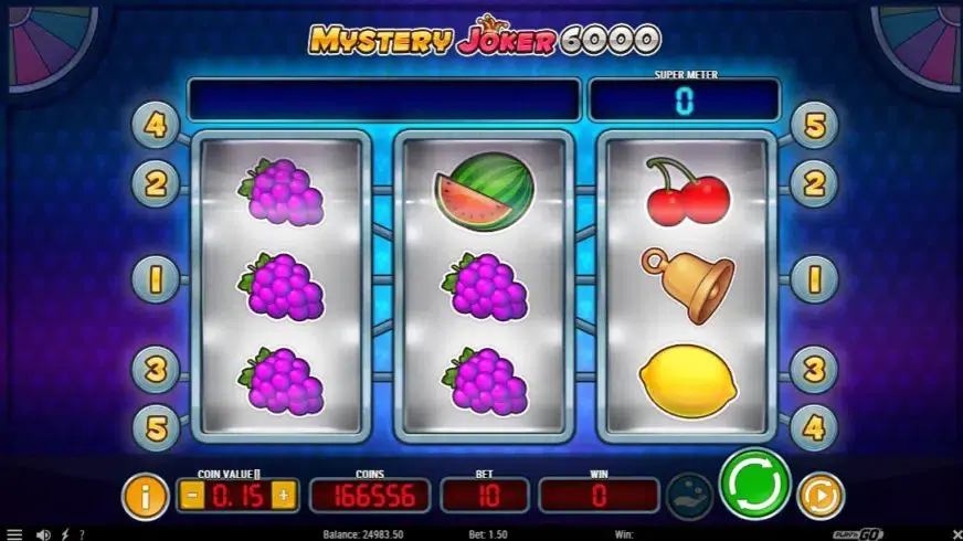 Mystery Joker 6000 slot screenshot 