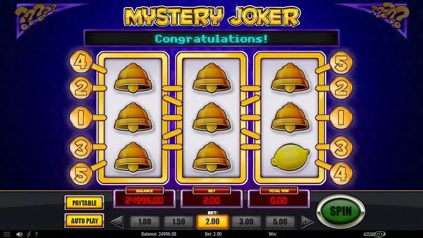 Mystery Joker slot screenshot 2