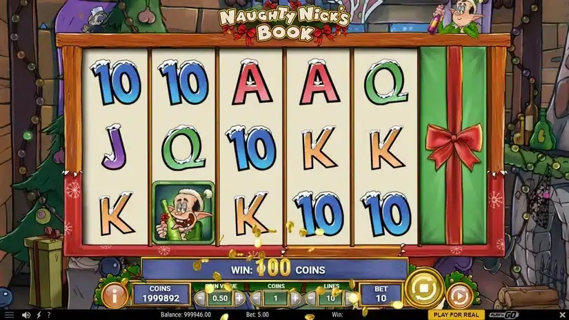 Naughty Nick’s Book slot screenshot 2