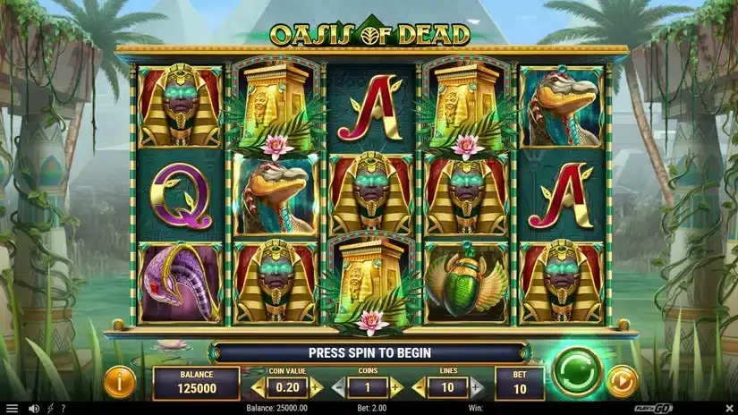 Oasis of Dead slot screenshot