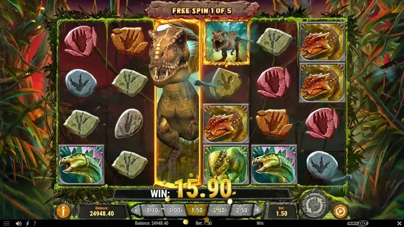 Raging Rex 2 slot screenshot 6