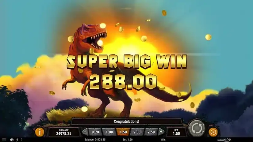 Raging Rex 3 slot screenshot 