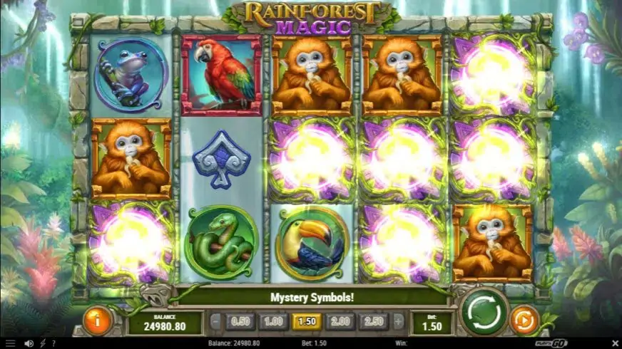 Rainforest Magic slot screenshot 2