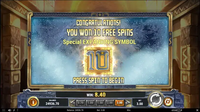 Rich Wilde and the Wandering City slot screenshot 4