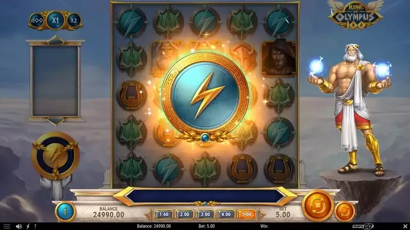 Rise of Olympus 100 slot screenshot 2