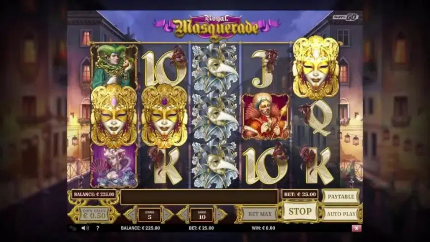 Royal Masquerade slot screenshot 
