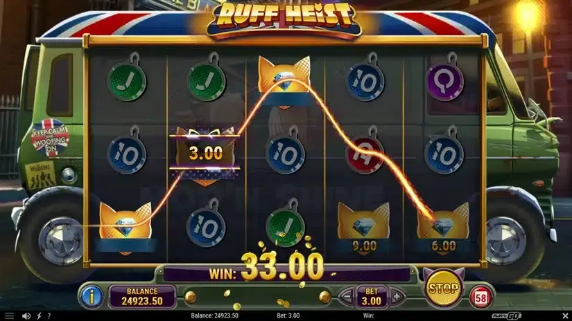 Ruff Heist slot screenshot 3
