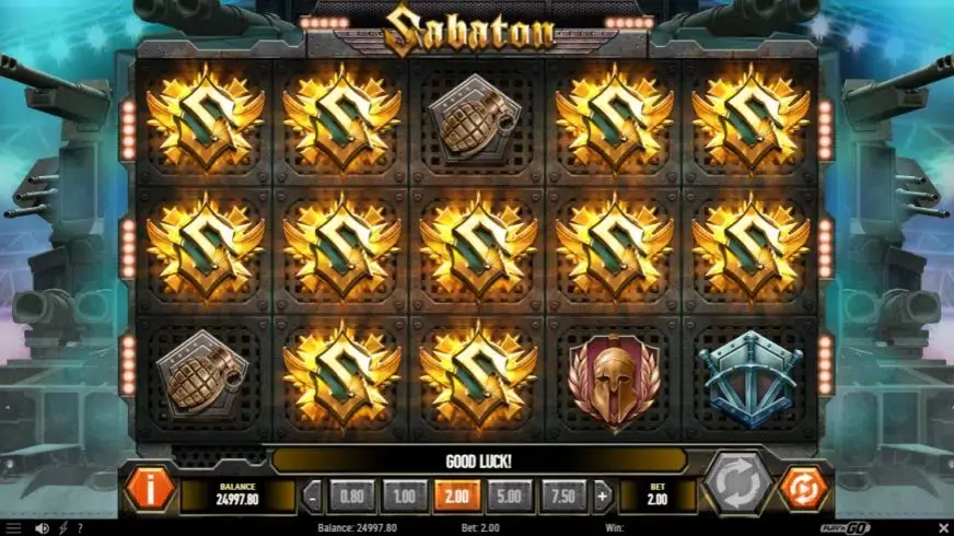 Sabaton slot screenshot 3